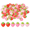 60Pcs 3 Colors Transparent Resin Cabochons RESI-HS0001-05-1