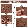 6Pcs 3 Colors Zinc Alloy Bolo Tie Slider Clasps FIND-PH0023-92A-6