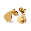 Vacuum Plating 304 Stainless Steel Stud Earrings EJEW-Z040-21G-2