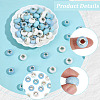 100cs Large Hole Resin European Beads RESI-PA0001-22A-6