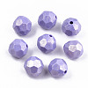 Spray Painted Acrylic Beads MACR-T037-05-2