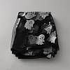 Halloween Ghost Pattern Polyester Mesh Fabric DIY-WH0740-06-1