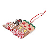 Christmas Car Handmade Polymer Clay Pendant Decorations HJEW-P017-03E-2