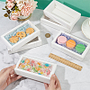 Foldable Paper Drawer Boxes with Clear Plastic Cover CON-WH0095-68A-03-3