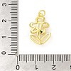 Rack Plating Brass Micro Pave Cubic Zirconia Pendants KK-S396-41G-3