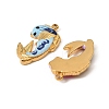 304 Stainless Steel Enamel Pendants STAS-T068-78A-01-2