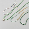 Plastic Waist Belts Seed Bead Chain AJEW-WH20059-39B-2
