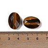 Natural Tiger Eye Cabochons G-O175-15D-01-3