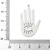 201 Stainless Steel Pendants STAS-S174-37P-3