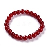 Dyed Natural Jade Beads Stretch Bracelets BJEW-G633-B-2