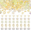 100Pcs 5 Styles Electroplate Glass Beads EGLA-TA0013-37-2