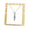 Stainless Steel Macrame Pouch Braided Gemstone Holder Pendant Necklace Making PW-WG22781-01-1