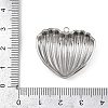 304 Stainless Steel Pendants STAS-B092-08A-P-3