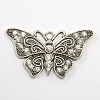 Scarf Accessories Alloy Rhinestone Butterfly Pendant Scarf Bail Sets DIY-X0094-4