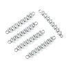 SHEGRACE Brass Pave Clear Cubic Zirconia Connector Charms XGRQ3P157-642P-1
