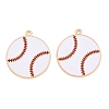 Sport Alloy Enamel Pendants ENAM-C035-01D-1