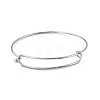 304 Stainless Steel Expandable Bangle for Girl Women X-BJEW-C003-01P-1