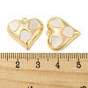 Brass Pendants with Shell KK-H460-13G-3
