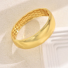 Brass Wide Irregular Bangle for Daily Street Style Layering QP3499-1-1