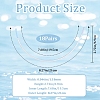 201 Stainless Steel Bra Underwire FIND-WH0421-34A-2