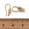 Brass Earring Hooks KK-H502-16G-3