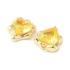 Brass Micro Pave Cubic Zirconia Charms KK-L208-06G-04-3