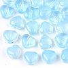 Transparent Spray Painted Glass Beads LS-GLAA-N035-02-A06-1