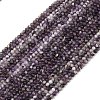 Natural Amethyst Beads Strands G-M445-6mm-01E-2