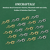 Unicraftale 20Pcs 2 Colors 304 Stainless Steel Connector Charms STAS-UN0043-14-5