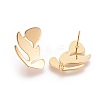 Brass Ear Stud Findings X-KK-T027-64G-1