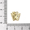 Brass Micro Pave Clear Cubic Zirconia Pendants KK-U005-01P-G-3