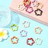 14Pcs Spray Painted Alloy Spring Gate Rings FIND-FS0004-57-8