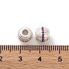 Brass Micro Pave Cubic Zirconia Beads KK-C071-07S-02-3