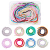 6 strands 6 colors Transparent Glass Beads Strands GLAA-TA0001-25-1