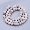 Natural White Agate Beads Strands G-K410-11-6mm-2