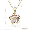 Fashion Brass Pendant Necklaces NJEW-BB23096-6