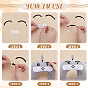 20 Sets Non-Woven Cake Insert Card Decoration AJEW-FG0004-74B-3