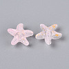 Frosted Glass Beads FGLA-T005-01J-2