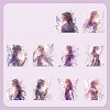 10Pcs 10 Styles Fairy Girl Series Paper Sticker PW-WG4530E-05-1