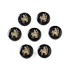 Dyed Black Synthetic Turquoise Beads G-F775-B02-1