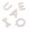 5Pcs 5 Styles Handmade Polymer Clay Rhinestone Big Pendants FIND-BT0001-39B-3