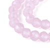 Imitation Jade Glass Beads Strands GLAA-T028-3mm-11E-3