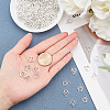 Tibetan Style Alloy Dog Paw Prints Open Back Bezel Pendants TIBEP-PH0005-18B-AS-5