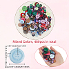 8 Colors Resin Buttons DIY-SP0003-99-2