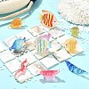 45Pcs 9 Styles Fish Transparent Resin Cabochons CRES-CJZ0009-01-5