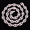 Handmade Opaque Acrylic Coffee Bean Chains CHAC-ZX0001-01J-2