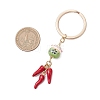 Porcelain & Alloy Enamel Keychain KEYC-JKC01156-03-3