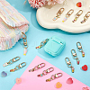 14Pcs 7 Styles Drink Alloy Enamel Pendant Decorations KEYC-PH01568-4