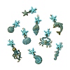 18Pcs 9 Style Alloy Pendants PALLOY-CJ00182-8