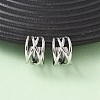 304 Stainless Steel C-Shaped Cuff Earrings EJEW-K268-86P-2
